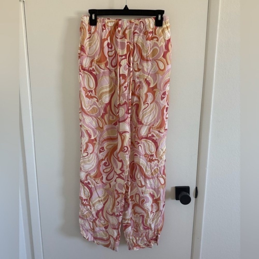 Rhythm Swirl Patterned Coverup Pants